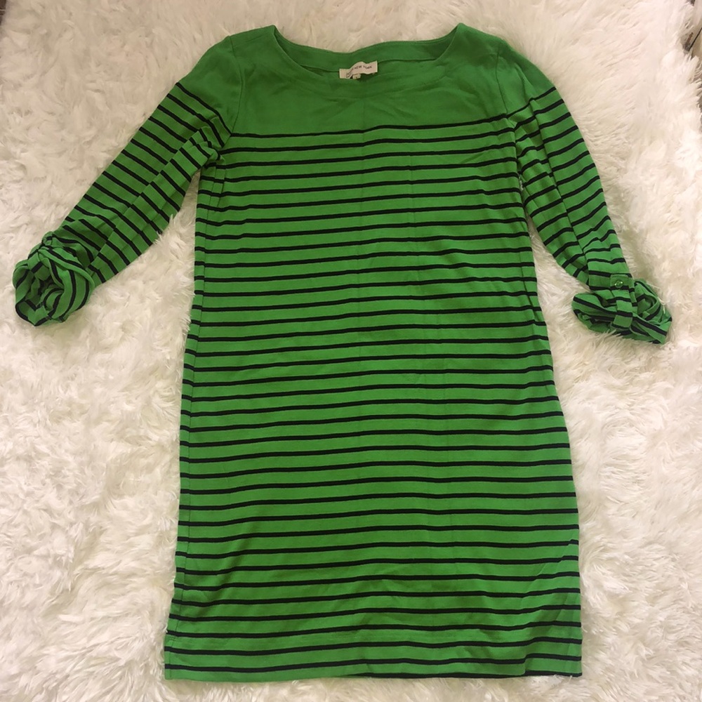 Jones New York striped cotton dress